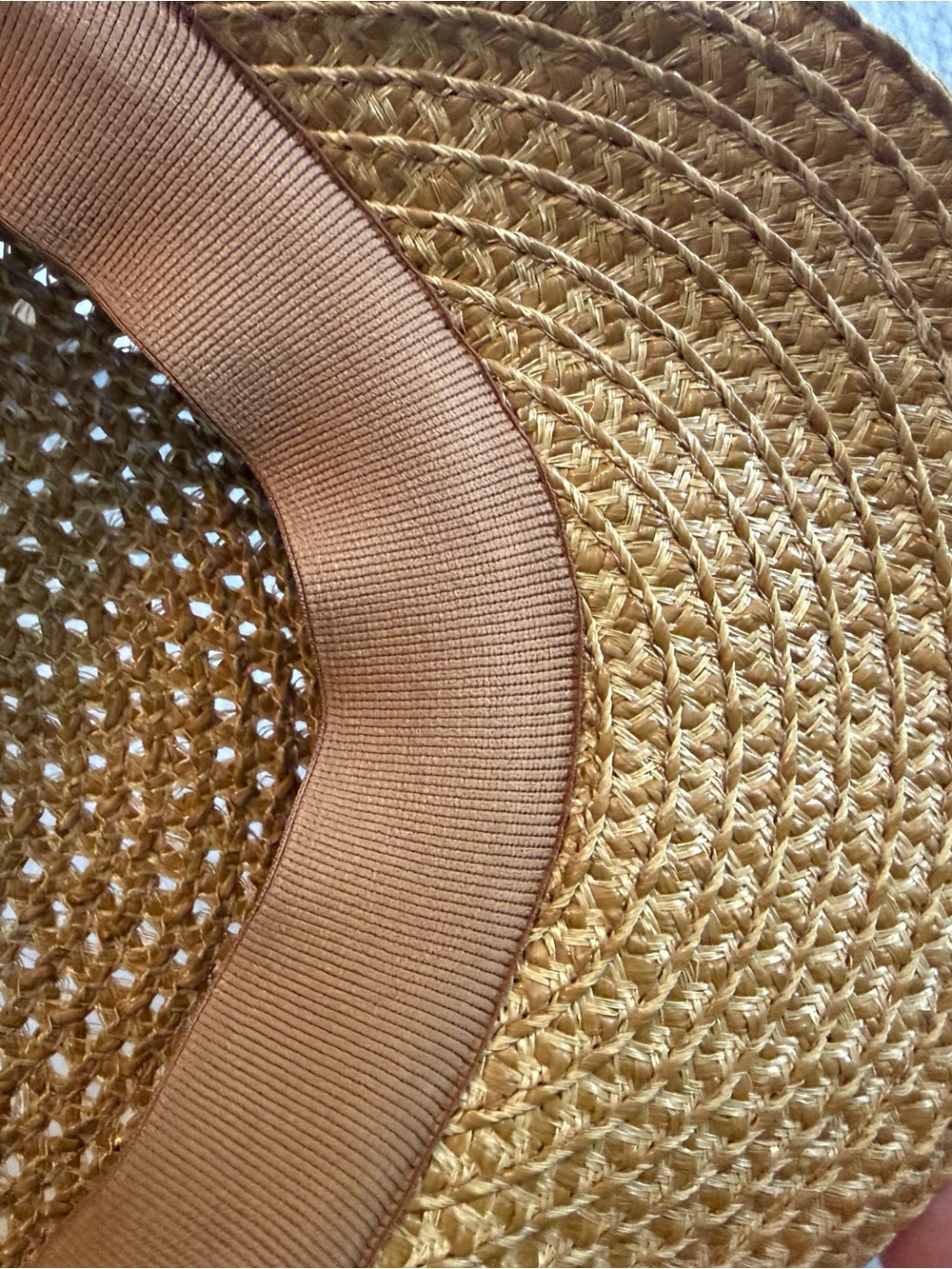 Eric Javits Straw Visor Cap - Natural Tan - Picture 4 of 4